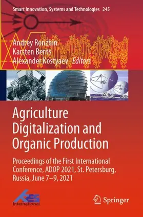 Ronzhin / Kostyaev / Berns |  Agriculture Digitalization and Organic Production | Buch |  Sack Fachmedien