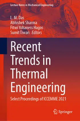 Das / Sharma / Hagos |  Recent Trends in Thermal Engineering | eBook | Sack Fachmedien