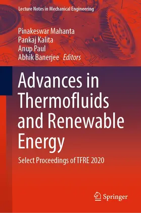 Mahanta / Kalita / Paul | Advances in Thermofluids and Renewable Energy | E-Book | sack.de