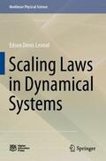 Leonel |  Scaling Laws in Dynamical Systems | Buch |  Sack Fachmedien