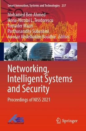Ben Ahmed / Teodorescu / Boudhir |  Networking, Intelligent Systems and Security | Buch |  Sack Fachmedien