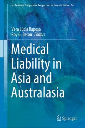 Beran / Raposo |  Medical Liability in Asia and Australasia | Buch |  Sack Fachmedien