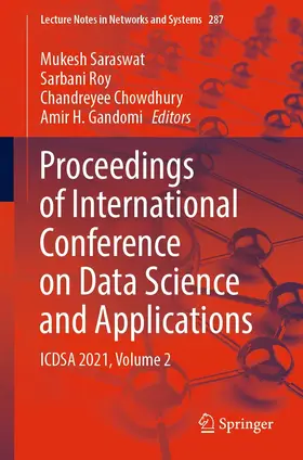 Saraswat / Roy / Chowdhury |  Proceedings of International Conference on Data Science and Applications | eBook | Sack Fachmedien
