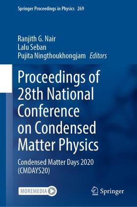 Nair / Ningthoukhongjam / Seban |  Proceedings of 28th National Conference on Condensed Matter Physics | Buch |  Sack Fachmedien
