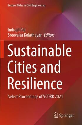 Kolathayar / Pal |  Sustainable Cities and Resilience | Buch |  Sack Fachmedien