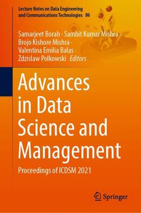 Borah / Mishra / Polkowski |  Advances in Data Science and Management | Buch |  Sack Fachmedien