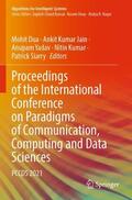 Dua / Jain / Siarry |  Proceedings of the International Conference on Paradigms of Communication, Computing and Data Sciences | Buch |  Sack Fachmedien