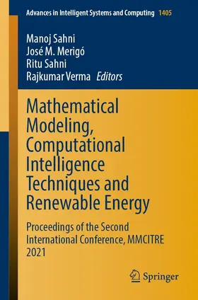 Sahni / Merigó / Verma | Mathematical Modeling, Computational Intelligence Techniques and Renewable Energy | E-Book | sack.de