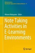 Nakayama |  Note Taking Activities in E-Learning Environments | Buch |  Sack Fachmedien