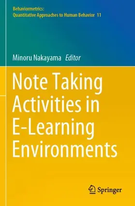 Nakayama |  Note Taking Activities in E-Learning Environments | Buch |  Sack Fachmedien