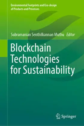 Muthu | Blockchain Technologies for Sustainability | E-Book | sack.de