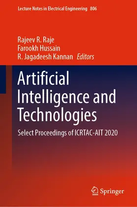 Raje / Hussain / Kannan | Artificial Intelligence and Technologies | E-Book | sack.de