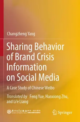 Yang |  Sharing Behavior of Brand Crisis Information on Social Media | Buch |  Sack Fachmedien