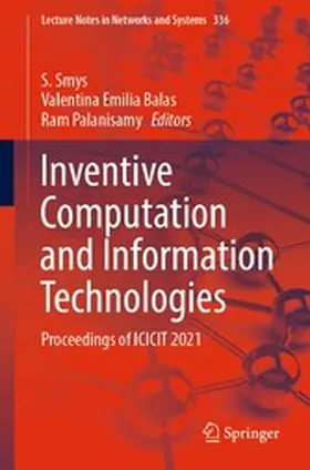 Smys / Balas / Palanisamy |  Inventive Computation and Information Technologies | eBook | Sack Fachmedien
