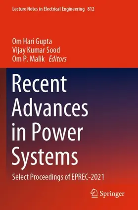 Gupta / Malik / Sood |  Recent Advances in Power Systems | Buch |  Sack Fachmedien