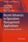 Sachdeva / Kumar / Yadav |  Recent Advances in Operations Management Applications | eBook | Sack Fachmedien