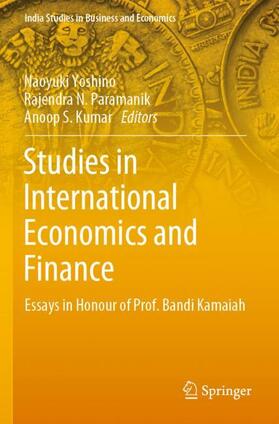 Yoshino / Kumar / Paramanik | Studies in International Economics and Finance | Buch | 978-981-1670-64-0 | sack.de