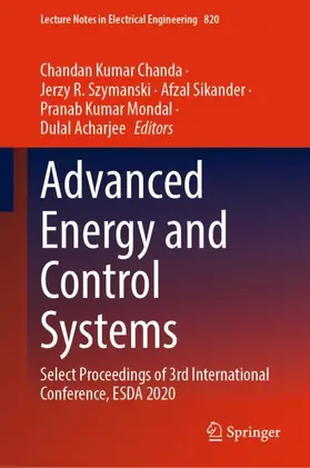 Chanda / Szymanski / Acharjee |  Advanced Energy and Control Systems | Buch |  Sack Fachmedien