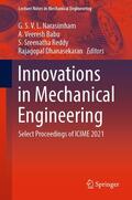 Narasimham / Babu / Reddy |  Innovations in Mechanical Engineering | eBook | Sack Fachmedien