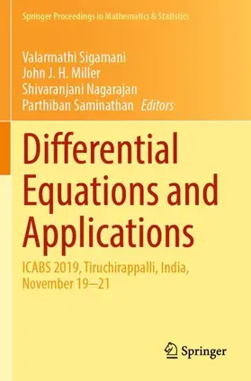 Sigamani / Saminathan / Miller |  Differential Equations and Applications | Buch |  Sack Fachmedien