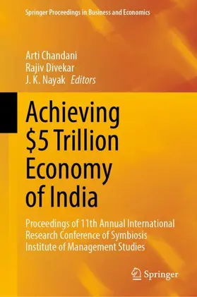 Chandani / Nayak / Divekar |  Achieving $5 Trillion Economy of India | Buch |  Sack Fachmedien