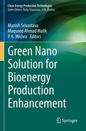 Srivastava / Mishra / Malik | Green Nano Solution for Bioenergy Production Enhancement | Buch | 978-981-1693-58-8 | sack.de