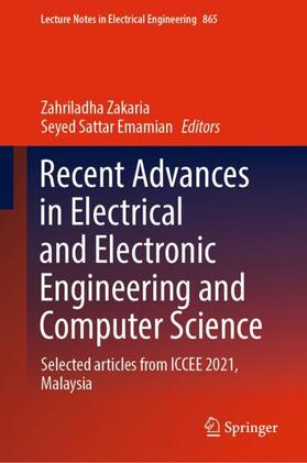 Emamian / Zakaria |  Recent Advances in Electrical and Electronic Engineering and Computer Science | Buch |  Sack Fachmedien