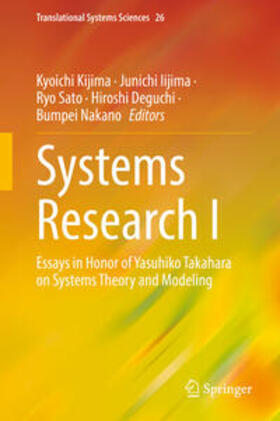 Kijima / Iijima / Sato | Systems Research I | E-Book | sack.de