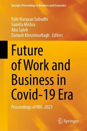 Subudhi / Khezrimotlagh / Mishra |  Future of Work and Business in Covid-19 Era | Buch |  Sack Fachmedien