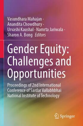 Mahajan / Chowdhury / Bong |  Gender Equity: Challenges and Opportunities | Buch |  Sack Fachmedien