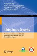 Wang / Choo / Crispo |  Ubiquitous Security | Buch |  Sack Fachmedien