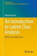 Eshima |  An Introduction to Latent Class Analysis | Buch |  Sack Fachmedien