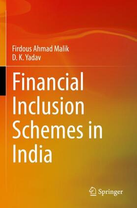 Yadav / Ahmad Malik |  Financial Inclusion Schemes in India | Buch |  Sack Fachmedien