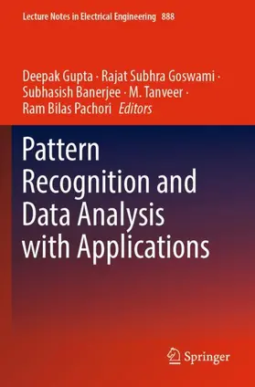 Gupta / Goswami / Pachori |  Pattern Recognition and Data Analysis with Applications | Buch |  Sack Fachmedien