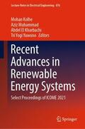 Kolhe / Yuwono / Muhammad |  Recent Advances in Renewable Energy Systems | Buch |  Sack Fachmedien