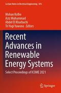 Kolhe / Yuwono / Muhammad |  Recent Advances in Renewable Energy Systems | Buch |  Sack Fachmedien