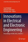 Mekhilef / Siano / Shaw |  Innovations in Electrical and Electronic Engineering | Buch |  Sack Fachmedien