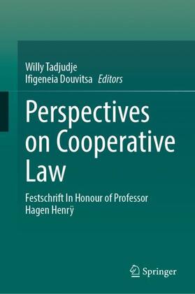 Douvitsa / Tadjudje |  Perspectives on Cooperative Law | Buch |  Sack Fachmedien