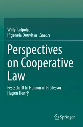 Douvitsa / Tadjudje |  Perspectives on Cooperative Law | Buch |  Sack Fachmedien