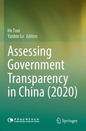 Lv / Tian |  Assessing Government Transparency in China (2020) | Buch |  Sack Fachmedien