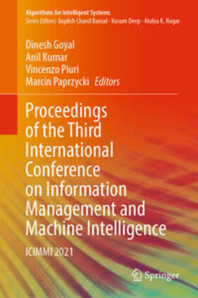 Goyal / Kumar / Piuri |  Proceedings of the Third International Conference on Information Management and Machine Intelligence | eBook | Sack Fachmedien