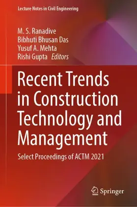 Ranadive / Gupta / Das |  Recent Trends in Construction Technology and Management | Buch |  Sack Fachmedien