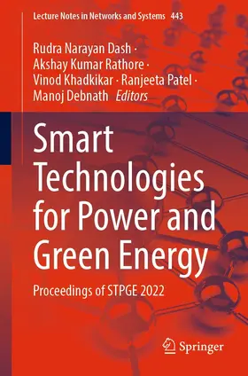 Dash / Rathore / Khadkikar | Smart Technologies for Power and Green Energy | E-Book | sack.de