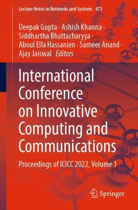 Gupta / Khanna / Jaiswal |  International Conference on Innovative Computing and Communications | Buch |  Sack Fachmedien