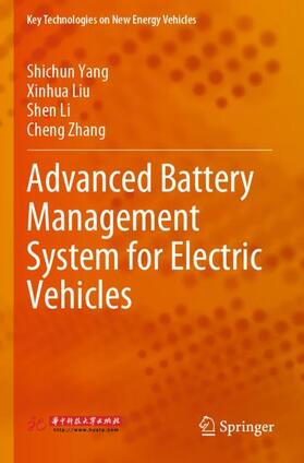 Yang / Zhang / Liu |  Advanced Battery Management System for Electric Vehicles | Buch |  Sack Fachmedien