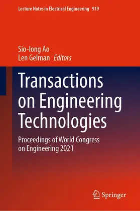 Ao / Gelman | Transactions on Engineering Technologies | E-Book | sack.de