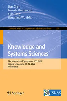 Chen / Hashimoto / Tang | Knowledge and Systems Sciences | E-Book | www.sack.de