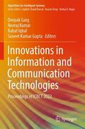 Garg / Gupta / Kumar |  Innovations in Information and Communication Technologies | Buch |  Sack Fachmedien