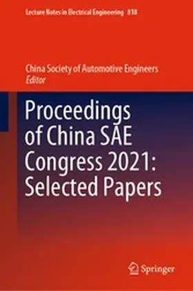 Proceedings of China SAE Congress 2021: Selected Papers | E-Book | www.sack.de