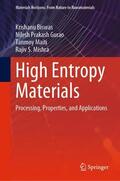Biswas / Mishra / Gurao |  High Entropy Materials | Buch |  Sack Fachmedien